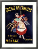 Galeries Orleanaises Estampe encadrée par Leonetto Cappiello
