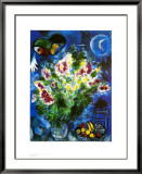 Nature morte aux fleurs Posters par Marc Chagall