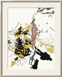 Une femme, un chien Limited Edition Framed Print by (henri Aguiella) Cueco