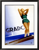 Grado Framed Giclee Print by Marcello Dudovich