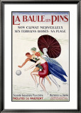 La Baule les Pins Estampe encadrée par Leonetto Cappiello