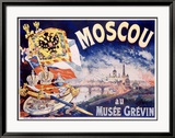 Moskau Gerahmter Giclée-Druck