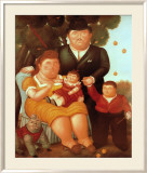 La Famiglia Poster by Fernando Botero