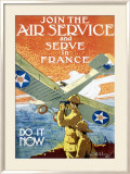 Kommt zum Air Service Gerahmter Giclée-Druck von Jozef Paul Verrees