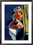 Tres en fila Arte por Pam Pahl