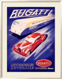 Bugatti Framed Giclee Print by R. Géri