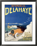 Auto Delahaye Framed Giclee Print by Miguel Andujo