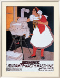 Johns Wash Machine Framed Giclee Print by Adolf Karpellus