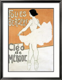 Cleo de Merode Lámina giclée enmarcada