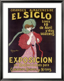 El Siglo Exposicion Lámina giclée enmarcada por Leonetto Cappiello