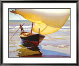 Fishing Boat, Spain Posters by Arthur Rider