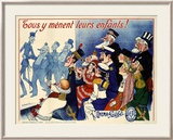 Cinema Pathe Innrammet Giclee-trykk av Adrien Barrere Cinema Pathe Innrammet Giclee-trykk av Adrien Barrere