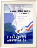 Ocean Liner, Israel Framed Giclee Print by Noel Revest