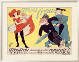 Frou Frou Framed Giclee Print by Marcel Vertes