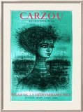 Princesse d'Azur Gerahmter Druck (limitierte Auflage) von Jean Carzou