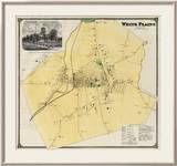 White Plains, New York, c.1868 Innrammet Giclee-trykk av Frederick W. Beers White Plains, New York, c.1868 Innrammet Giclee-trykk av Frederick W. Beers