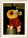 Birra Wuhrer Estampe encadrée par Leonetto Cappiello