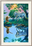 If I Were a Mermaid and You Were a Unicorn Posters af Jim Warren