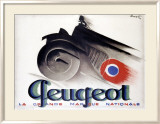 Peugeot Framed Giclee Print by Charles Loupot