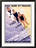 Bahía de San Juan de Luz Lámina giclée enmarcada por Francis Bernard