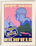 Richfield Advertising, c.1929 Framed Giclee Print