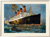 Aquitania Framed Giclee Print by Odin Rosenvinge