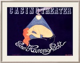 Théâtre Casino Estampe encadrée par Hans Baluschek