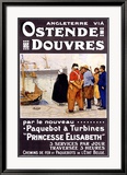 Ostende-Douvres Framed Giclee Print by Henri Cassiers
