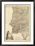 Composite: Portugal, Algarve, c.1780 Framed Giclee Print by Giovanni Antonio Bartolomeo Rizzi Zannoni