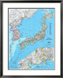 Map of Japan And Korea Poster