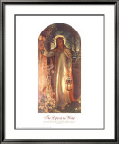 La lumière du monde Posters par William Holman Hunt