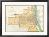 Albany, New York, c.1895 Innrammet Giclee-trykk av Joseph Rudolf Bien Albany, New York, c.1895 Innrammet Giclee-trykk av Joseph Rudolf Bien
