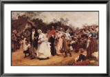Wedding Procession Art by Samuel Luke Fildes