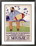 Max Buri, Kunstsalon, Wolfsberg Innrammet Giclee-trykk av Max Buri Max Buri, Kunstsalon, Wolfsberg Innrammet Giclee-trykk av Max Buri