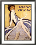 Diane Belli Gerahmter Giclée-Druck von Jean-Gabriel Domergue