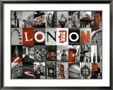 Mosaïque London Plakater av Jean-jacques Bernier Mosaïque London Plakater av Jean-jacques Bernier