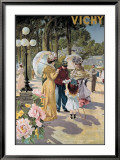 Vichy Estampe encadrée par Tanconville 