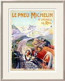 Le Pneu Michelin Framed Giclee Print by Ernest Montaut