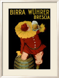 Birra Wuhrer Estampe encadrée par Leonetto Cappiello