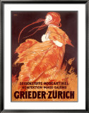 Grieder, Zurich Estampe encadrée