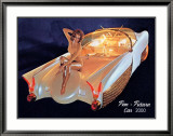 Fem Futura Car 2000 Lámina giclée enmarcada por David Perry Fem Futura Car 2000 Lámina giclée enmarcada por David Perry