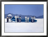 La bluebird à Bonneville Reproduction encadrée édition limitée par Jack Vettriano