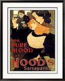 Zarzaparrilla Hood's Lámina giclée enmarcada por William H. Bradley