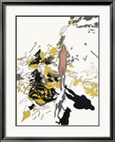 Une femme, un chien Limited Edition Framed Print by (henri Aguiella) Cueco