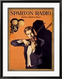 Sparton Radio Estampe encadrée