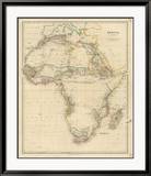 Africa, c.1834 Framed Giclee Print by John Arrowsmith