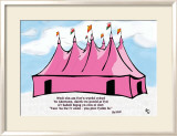 Pafiliwn Binc Print by Betsan Evans