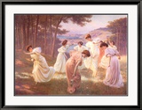 Gambader dans la prairie Posters par Leopold Kowalsky