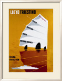 Lloyd Triestino Innrammet Giclee-trykk av Batistella Lloyd Triestino Innrammet Giclee-trykk av Batistella