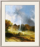 The Castle Sanssouci Plakater av Karl Blechen The Castle Sanssouci Plakater av Karl Blechen